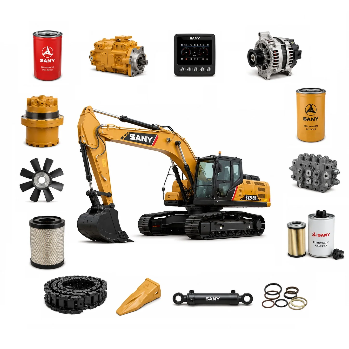 Aerial Work Vehicle Parts For XCMG SANY And Zoomlion