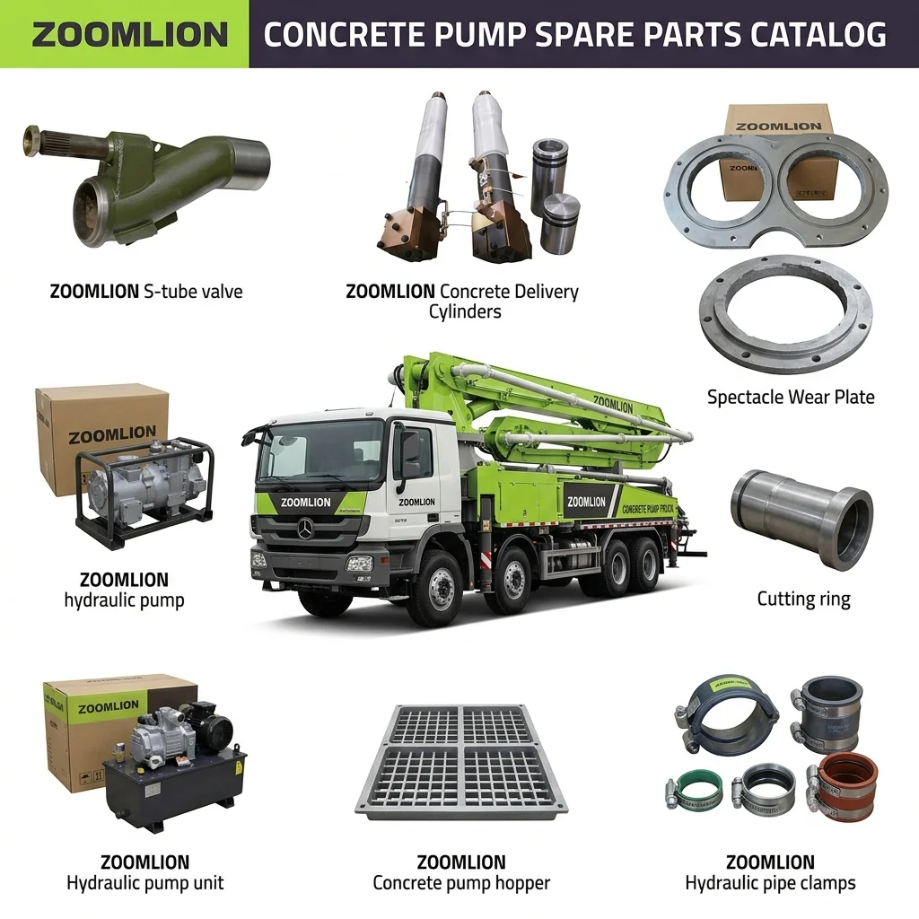 ZOOMLION Pump Parts Concrete Pump Parts